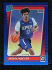 2021 Donruss Optic Basketball Blue Jason Preston #160