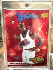2026 Upper Deck Space Jam 30th Anniversary Michael Jordan Fly High Red 0608/1996