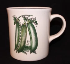 Pfaltzgraff Farmers Market Coffee Mug Green Pea Pods