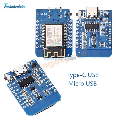 1-10PCS ESP8266 ESP-12F ESP12 WeMos D1 Mini WIFI Development Board NodeMCU Lua