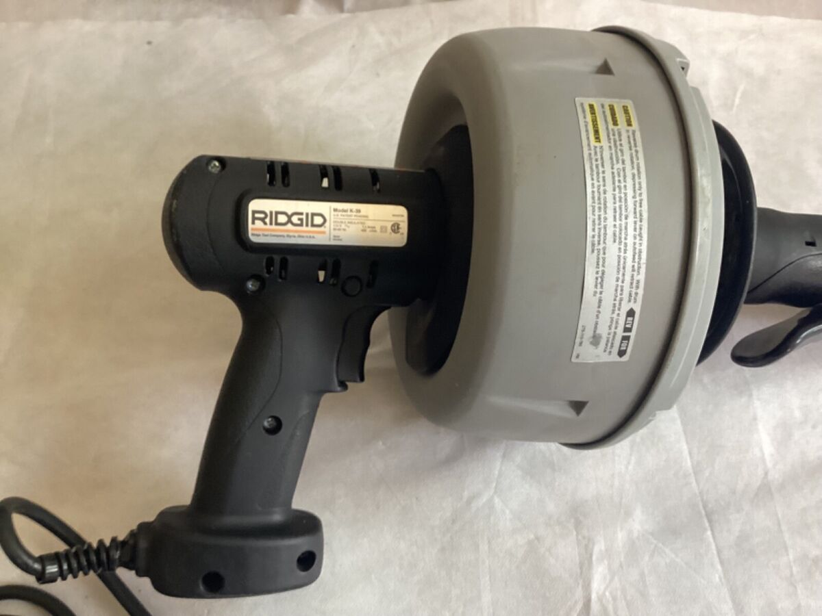 Ridgid K-39 Sink Drain Machine With AutoFeed Upgrade Drum Ridgid K-39 Sink Drain Machine With AutoFeed Upgrade Drum