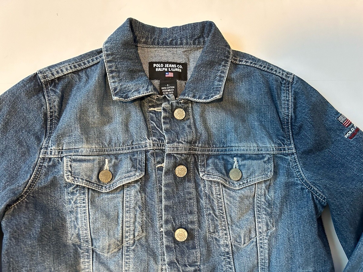 Polo Jeans Co. Ralph Lauren Women's denim jacket Sz Small RN67437