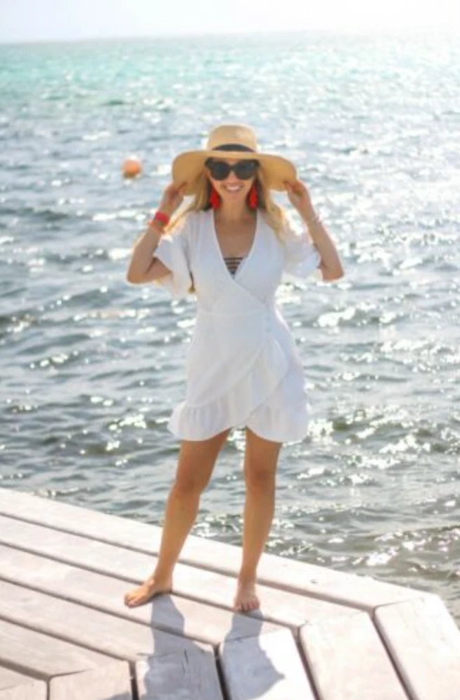 Topshop ruffle mini best sale dress