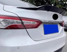 Glossy Black Rear Trunk Spoiler Wing R Style Fit 2018-2024 Toyota Camry Sedan