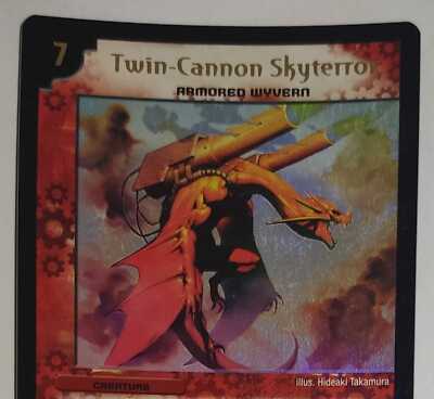 Twin-Cannon Skyterror (E5/Y1) DUEL MASTERS ORIGINAL HOLO Promo