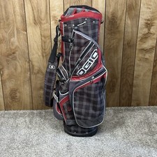 OGIO Uniter 15 Way Divider Club Management System Cart Golf Bag Black / Red