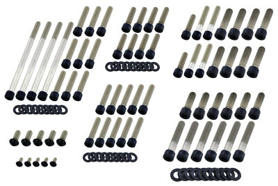 Schraubensatz Touring Modelle 99-06 | Edelstahl schwarz glänzend| Harley | Motor