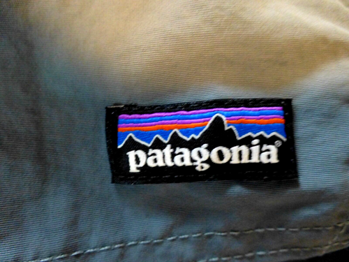 PATAGONIA Boy's Blue 9" BAGGIES BOARDSHORTS Style Swim Shorts Size L (14-16) EUC - Picture 3 of 4