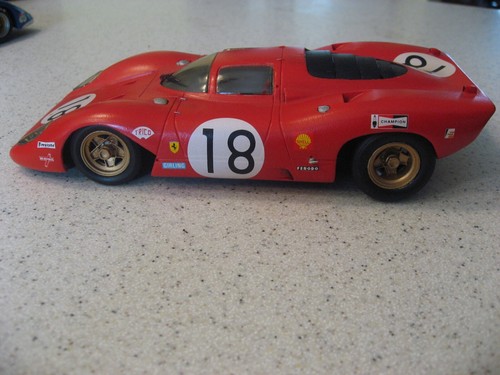 P. Fisher 1969 Ferrari 312P Spider Resin Model Kit 1:24 - Assembled Meticulously