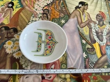 80s-90s Malaysian Airlines 3” first  class butter chip dish