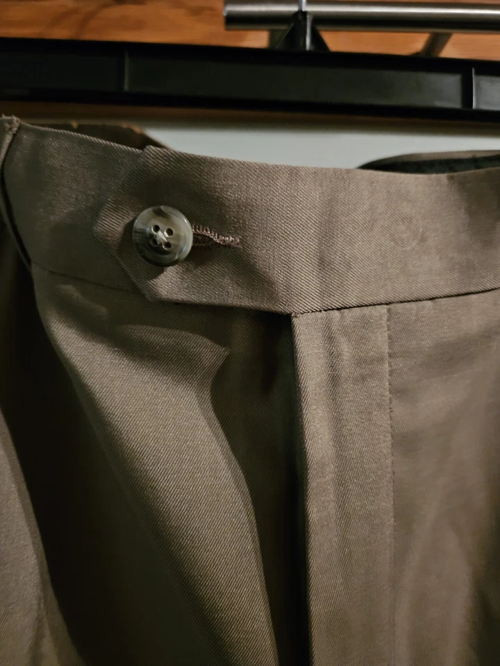 NWT Savane Stretch Crosshatch 32 x 30 Straight Fit Flat Front Expandable Waist - Image 4 of 4