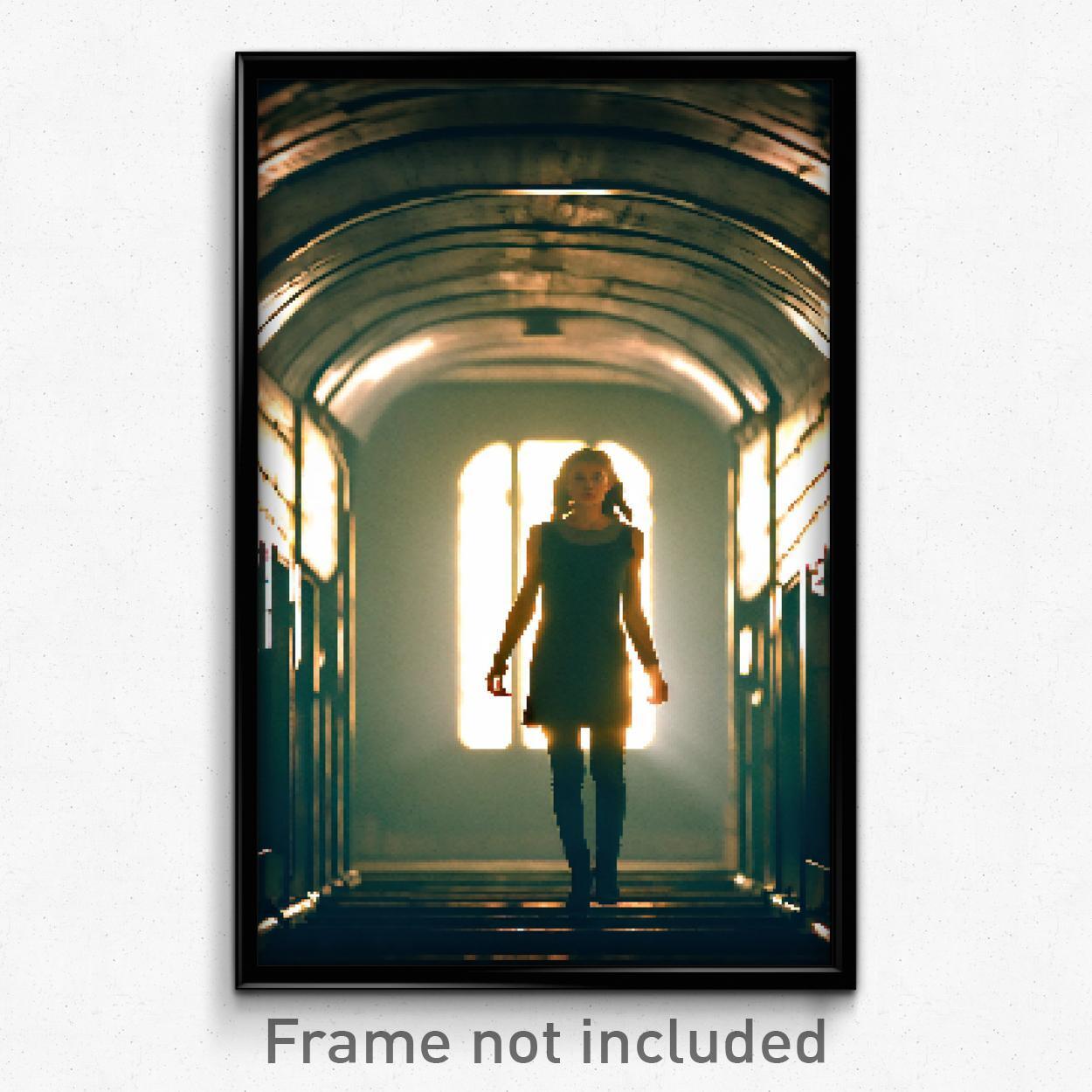 8-Bit Psychedelic Pixel Art Poster - Underground Claim Trippy Gamer Print