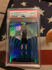 PSA DIRK NOWITZKI 2018 PANINI REVOLUTION SHOCK WAVE-CUBIC #16 SN# 38/50