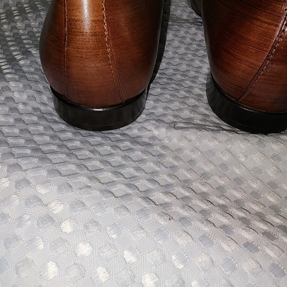 LANGUAGE EUC MENS SIZE 41 US 9.5 SHAAN 100% LEATHER LOAFERS SLIPON SHOES Limited edition watch - realvibe.in main image 4