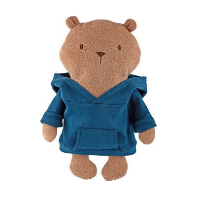 Sigikid Mister O'Lui großer Plüsch Biberbär mit blauem Hoodie Art.Nr. 52933 Neu