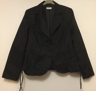 Ladies Bonita black lightweight Jacket Size 42 EUR 14 UK