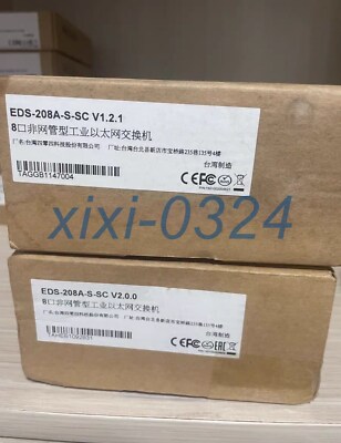 1pcs  NEW  MOXA  EDS-208A-S-SC  8-port industrial Ethernet switch  DHL shipping