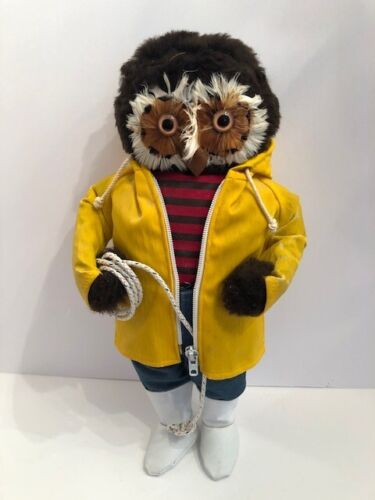 Vintage FIRST MATE Owl The London Owl Company for Abercrombie & Fitch 18" HTF - 第 1/5 張圖片