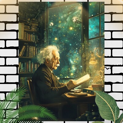 Albert Einstein Poster Schöne Wanddeko Dekoration