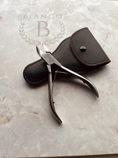 Bianco Instruments 4.75” Dbl Spring Toe Nail Clippers SS Made In USA W/case