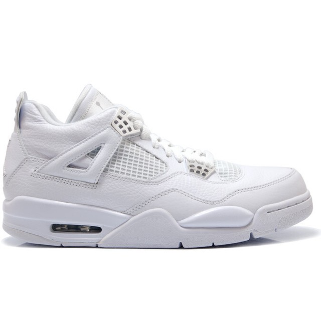 jordan 4 white silver