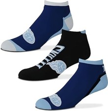 Lot de 3 chaussettes NFL Tennessee Titans pour chaussettes baskets flash pied...