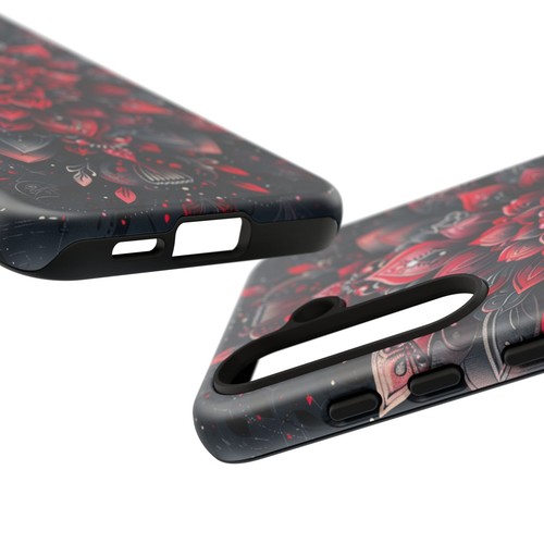 Red Mandala Lotus Floral - Phone Ink Cover Case for iPhone, Galaxy, Pixel - 第 208/281 張圖片