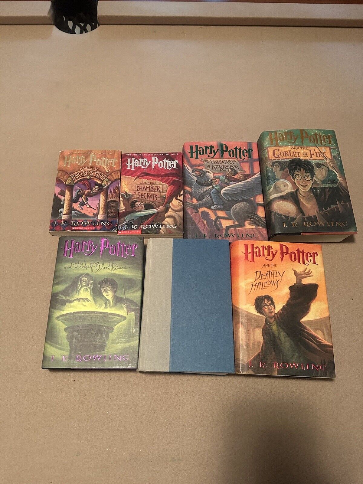 HARRY POTTER Complete Series Boxed Set Paperback Scholastic VGC JK