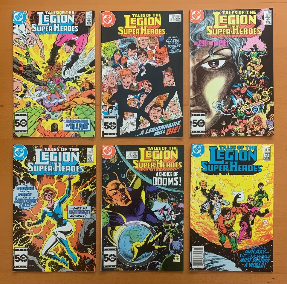 Legion of Super-Heroes #316 to 354 unbroken run (DC 1984) 39 x comics - Image 4 of 4
