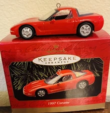 1997 TORCH RED CORVETTE Ornament Hallmark Keepsake