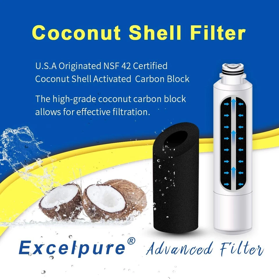 EXCELPURE DA29-00020B Fit for Samsung HAF-CIN, RF28HMEDBSR,DA97-08006A 2PACK - Image 4 of 4