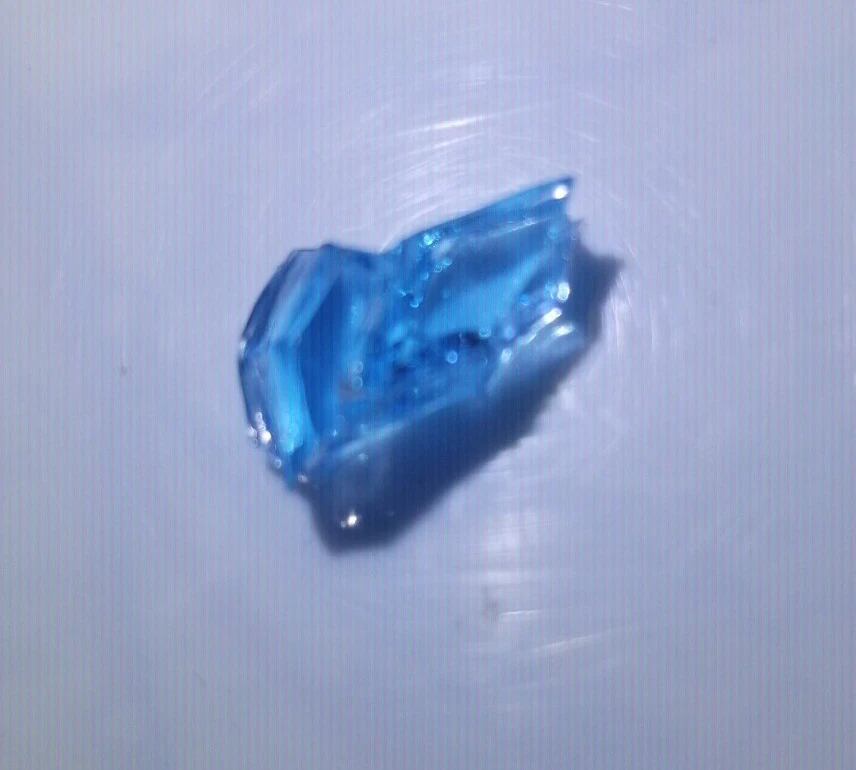 9.0 Ct Certified Natural Beautiful Blue Zircon Rough Loose Gem - Image 4 of 4