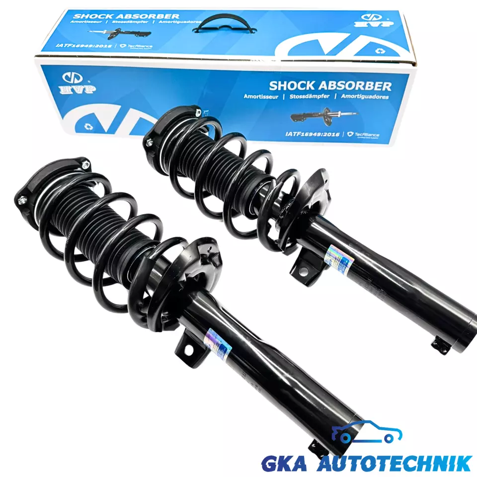 2x STOSSDÄMPFER MIT FEDERN DOMLAGER VORNE KOMPLETT VORMONTIERT / EINBAUFERTIG - Bild 2 von 4