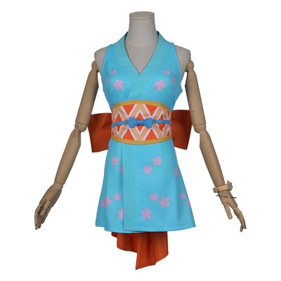 Anime Wano Country Nami Wanokuni Kimono Cosplay Costume Uniform Suit