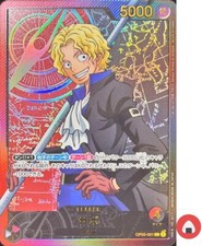 One Piece card EB02 OP05-001 L Sabo Parallel GOLD FONT Anime 25th