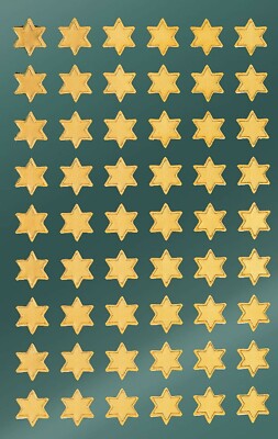 Avery Zweckform Etiketten Aufkleber Sticker Weihnachtssterne XMas gold 108 Stk