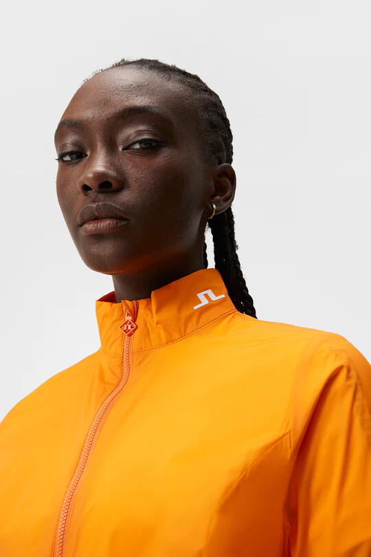J. Lindeberg Tenley Ladies Golf Jacket GWOW09194-I075 Orange Small