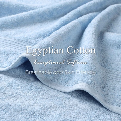 600 GSM Heritage Egyptian Cotton Plush Highly Absorbent Luxury 9 Piece Towel Set - Picture 99 of 215
