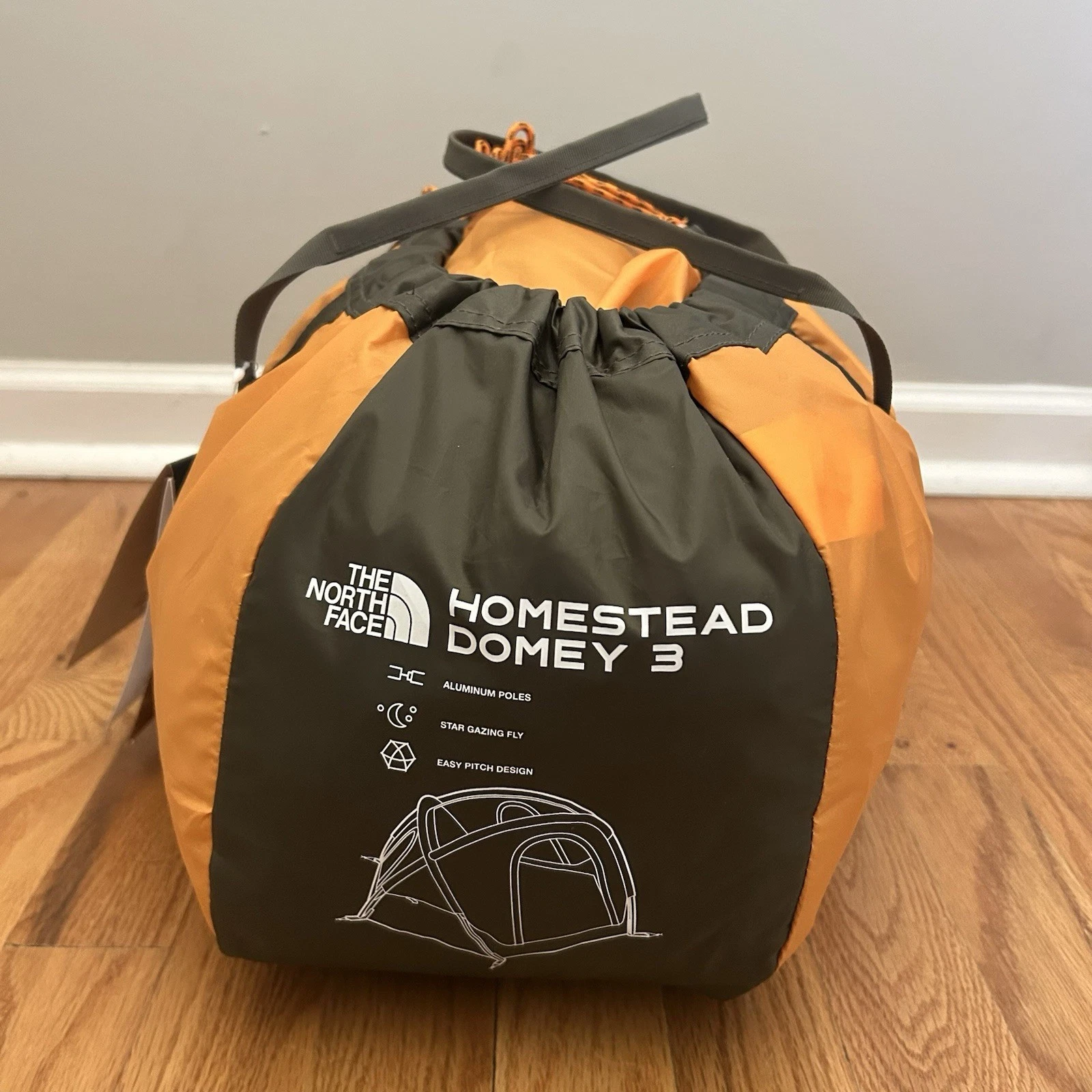NorthFace Homestead Domey 3 Tent Orange/Brown NEW! 3 Door 3 Person Hiking Campin
Opens in a new wind