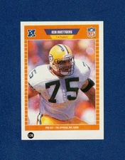 KEN RUETTGERS 1991 Workman Mini NFL Pro Set Book Insert Card #136 Packers READ!