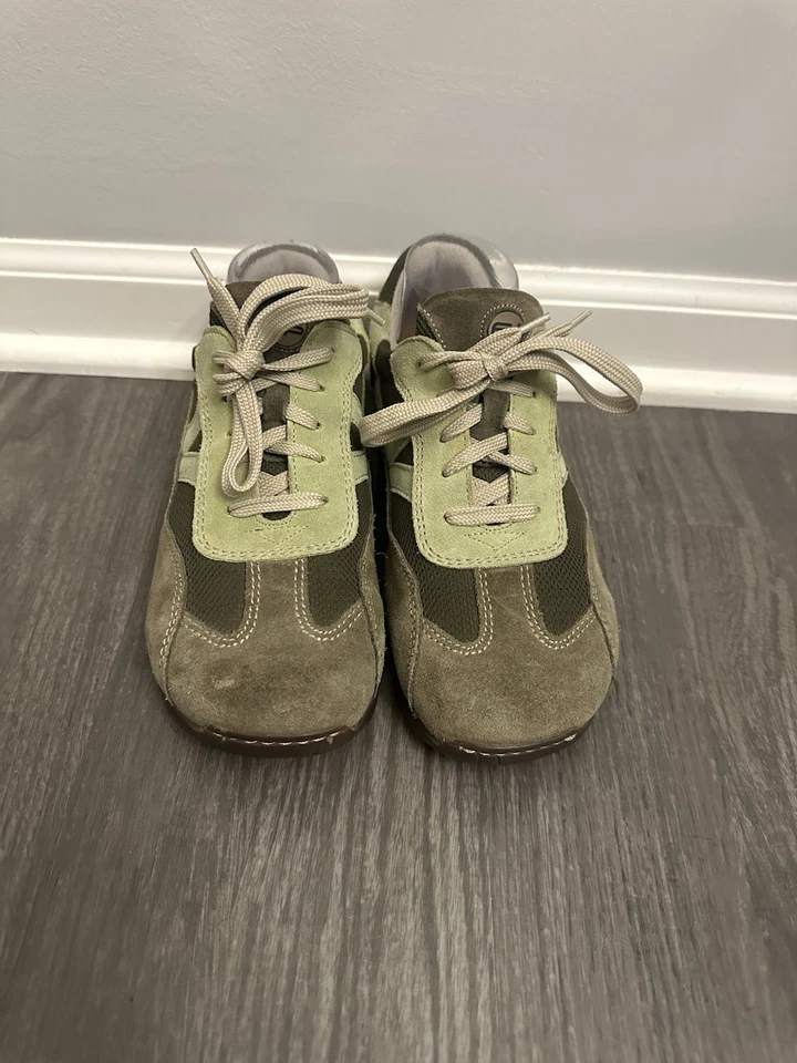 Birkenstock Footprints Green Lace up Sneakers Size 39=8 - Image 2 of 4