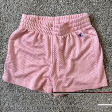 Champion Girl Shorts Essential Mesh Pink Size 6