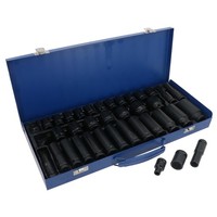 1/2 Zoll Antrieb Flache Und Tiefe Metrische SteckschlüSseleinsäTze 8 Mm - 32 ...