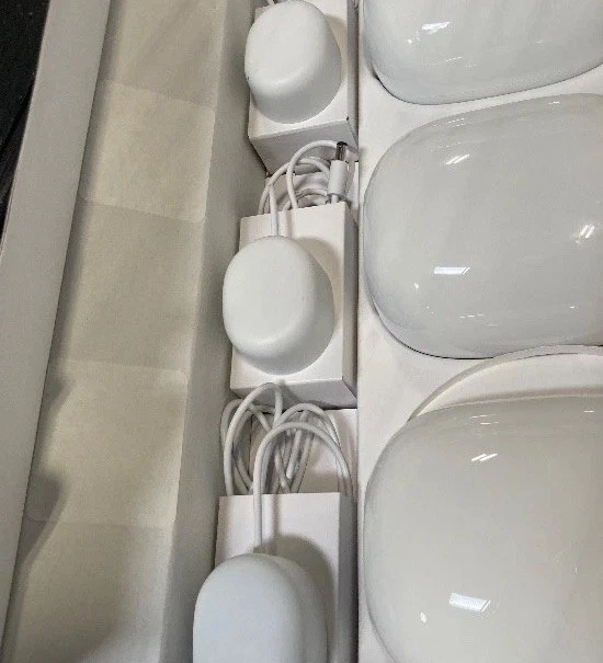 Google Nest Wifi Pro 6E Mesh Router - 3 Pack (Snow, New Open Box) - Image 3 of 4