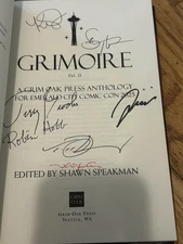 Shawn Speakman Matt Dinniman SIGNED 7x GRIMOIRE 2 Grim Oak 2025 ECCC Hobb Brooks