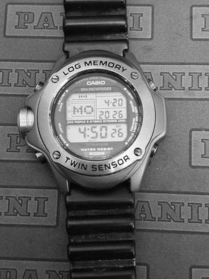 Casio Sport Sea Pathfinder SPF-100S stamped JAPAN. collectors demand item