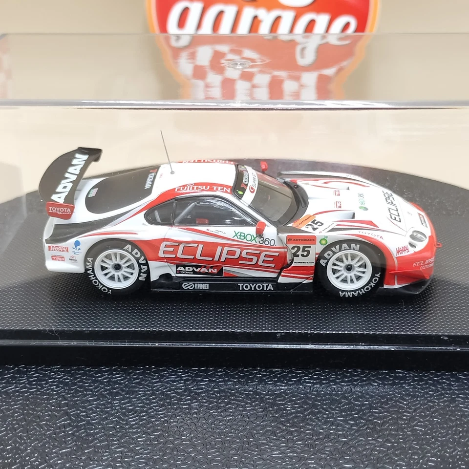 EBBRO 1/43 Eclipse Advan Supra SuperGT 500 Nº25 2006 43808 blanco/rojo Foto 4 de 4