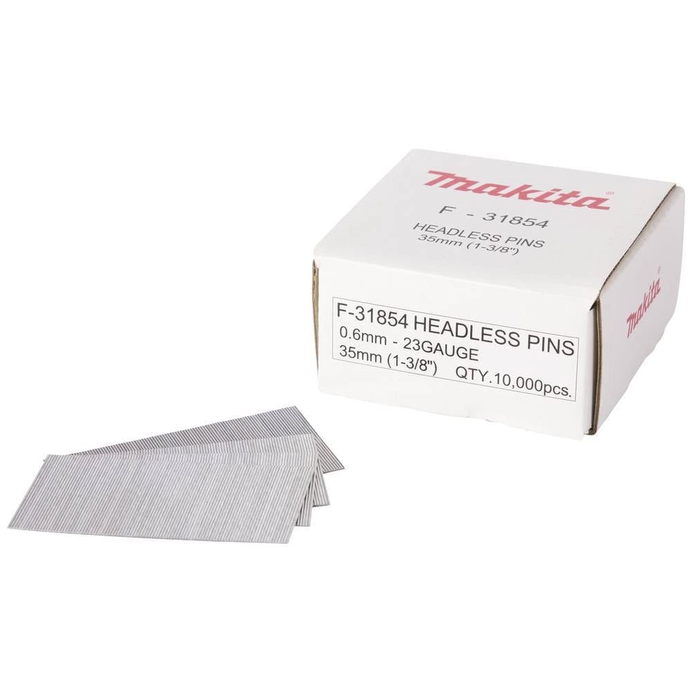 Pointes de finition Makita F-31854 pour pose de plinthes et moulures en bois