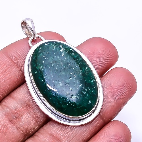 Pendentif Goutte D'eau En Aventurine Verte Naturelle - Collier Réglable, Pierre Semi-précieuse, Cadeau Bien-être
