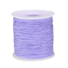 Elastic Cord Stretchy String 0.8mm 109 Yards Light Purple for Crafts